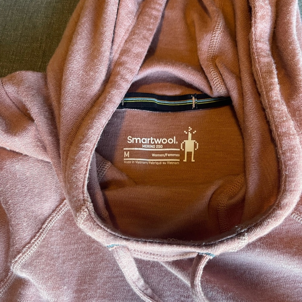 SmartWool Thermal Drape Neck Hoodie. - Picture 2 of 6